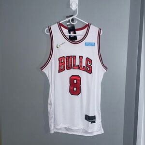 Chicago Bulls 75th Anniversary Jersey #8 Zach Lavine Nike Diamond Icon Edition